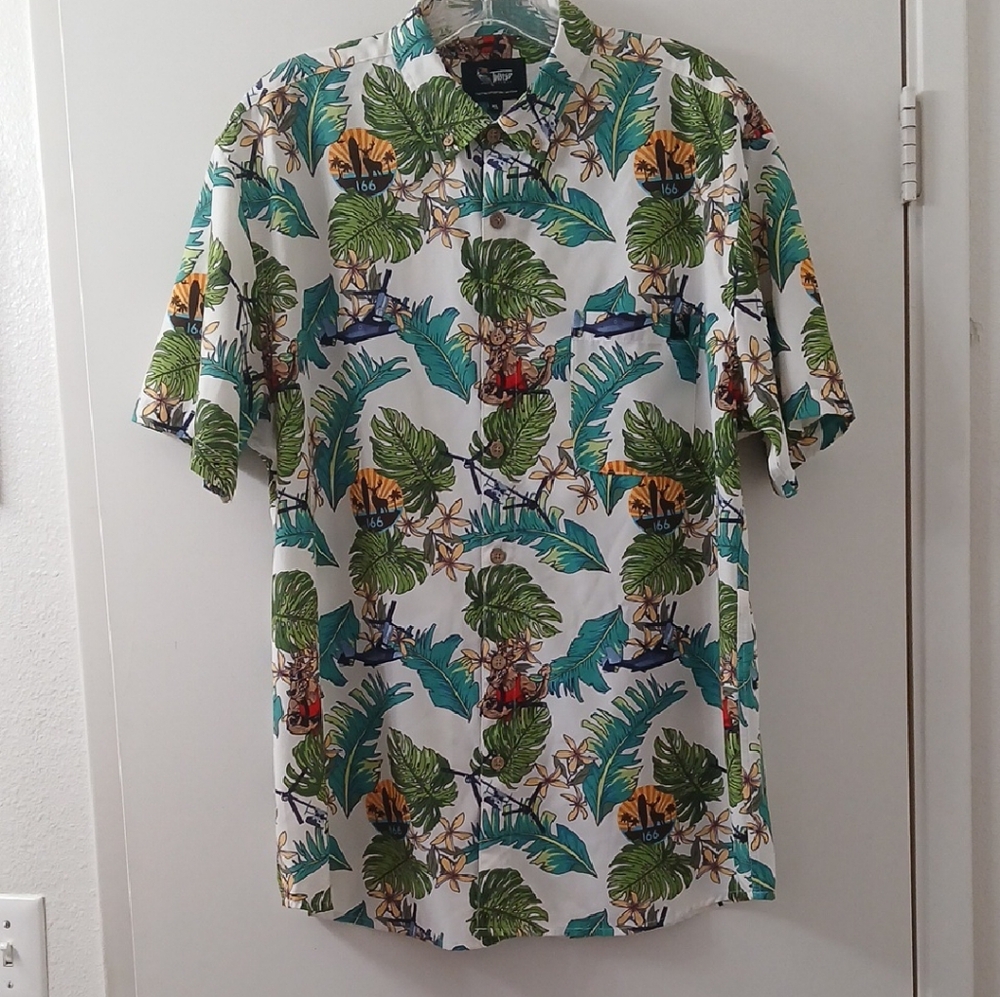 Twisted Toucan Tropical Print Shirt